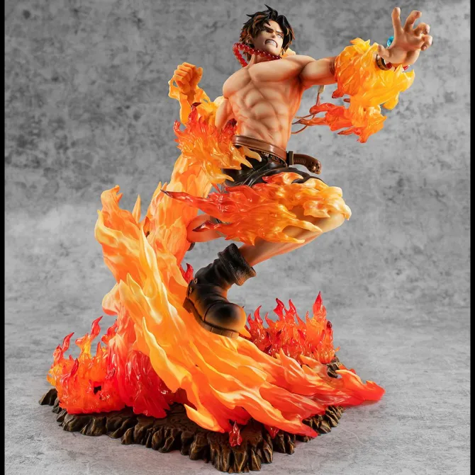 One Piece -Portgas D. Ace Statue / Neo-Maximum - 15th Anniversary: MegaHouse