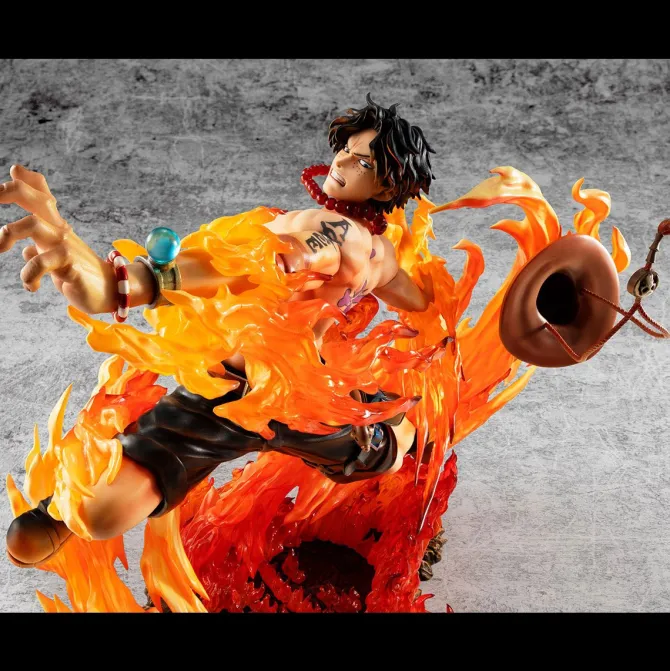 One Piece -Portgas D. Ace Statue / Neo-Maximum - 15th Anniversary: MegaHouse