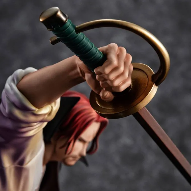 One Piece -Red-haired Shanks Statue / P.O.P Playback Memories: MegaHouse