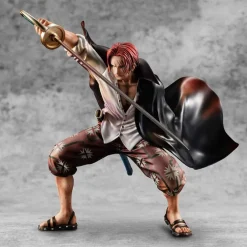 One Piece -Red-haired Shanks Statue / P.O.P Playback Memories: MegaHouse