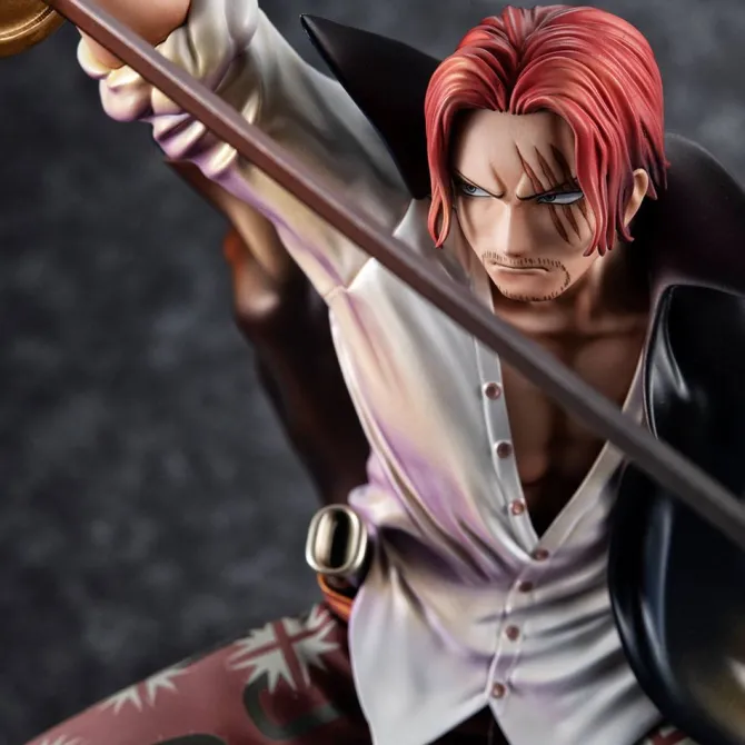 One Piece -Red-haired Shanks Statue / P.O.P Playback Memories: MegaHouse