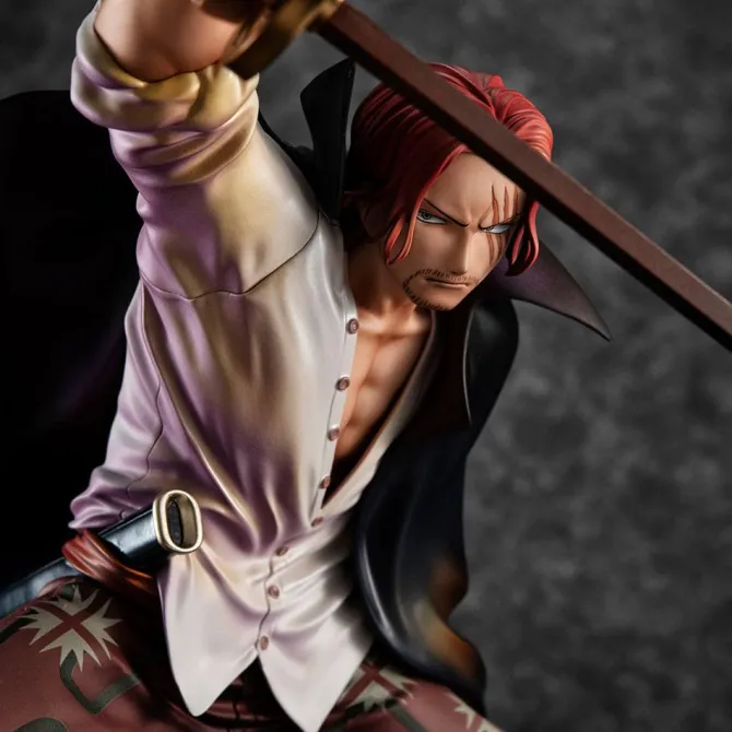 One Piece -Red-haired Shanks Statue / P.O.P Playback Memories: MegaHouse