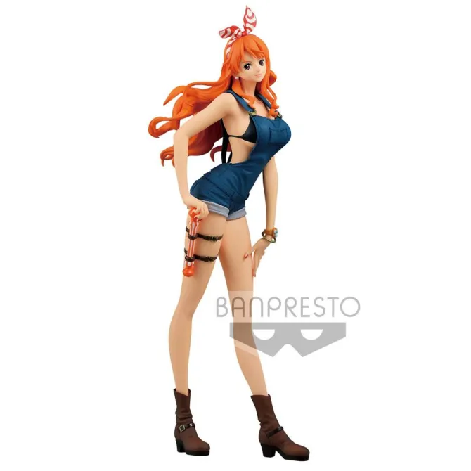 One Piece Stampede - Nami Figur / Glitter & Glamours - Version B: Banpresto