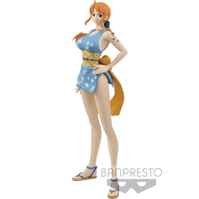 One Piece Stampede - Nami Figur / Glitter & Glamours - Wanokuni Style A: Banpresto