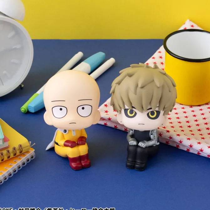 One Punch Man - Saitama & Genos Figurn / Look Up - Set (with gift): MegaHouse