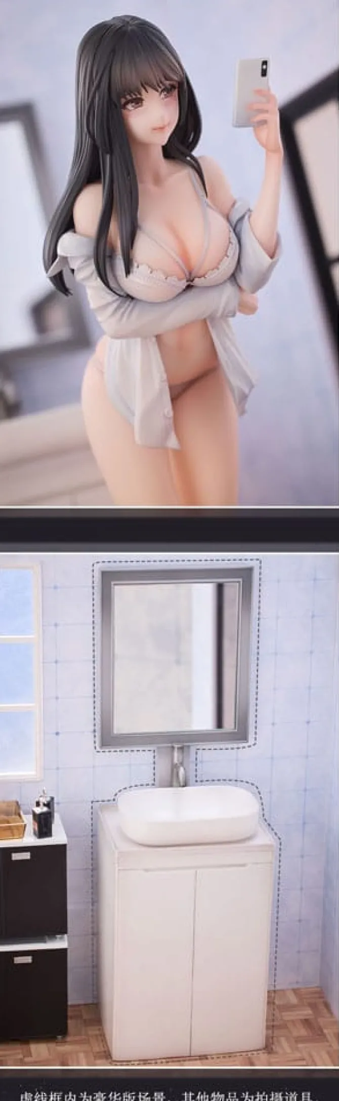 Original Character - Apocrypha Statue / Selfie Girl Illustration by hitomio16 Deluxe Edition: Kawa D