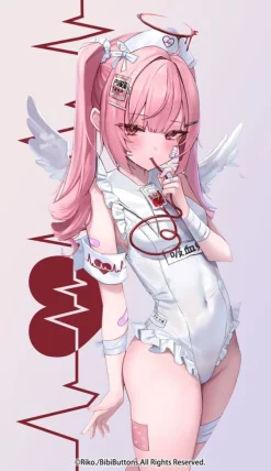 Original Character - Apprentice Nurse Ai Tsukuyomi Statue: Bibi Buttons