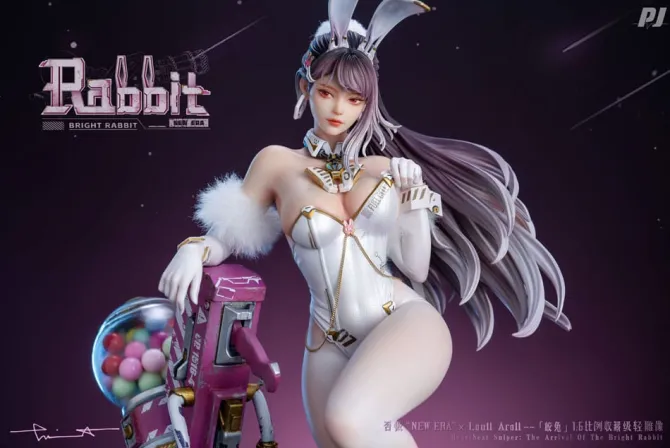 Original Character - Bright Rabbit Statue / Illustration by Loull Aroll x New Era.: PIJI