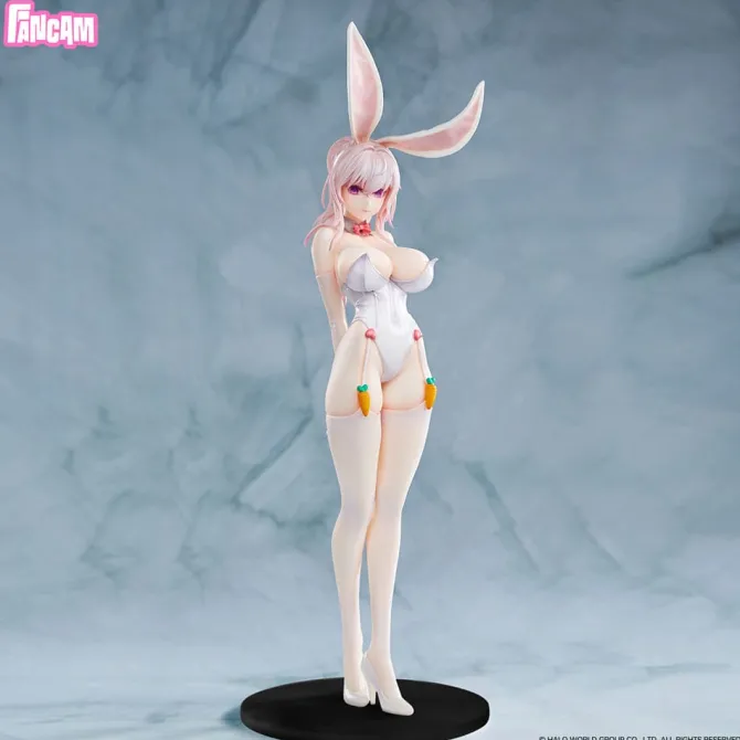 Original Character - Bunny Girls White Statue: Fancam