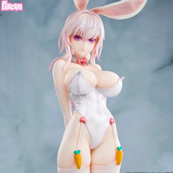 Original Character - Bunny Girls White Statue: Fancam