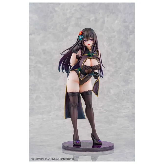 Original Character - China Dress Nyan Statue / Deluxe Version: Kiwi Toys