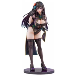 Original Character - China Dress Nyan Statue / Deluxe Version: Kiwi Toys