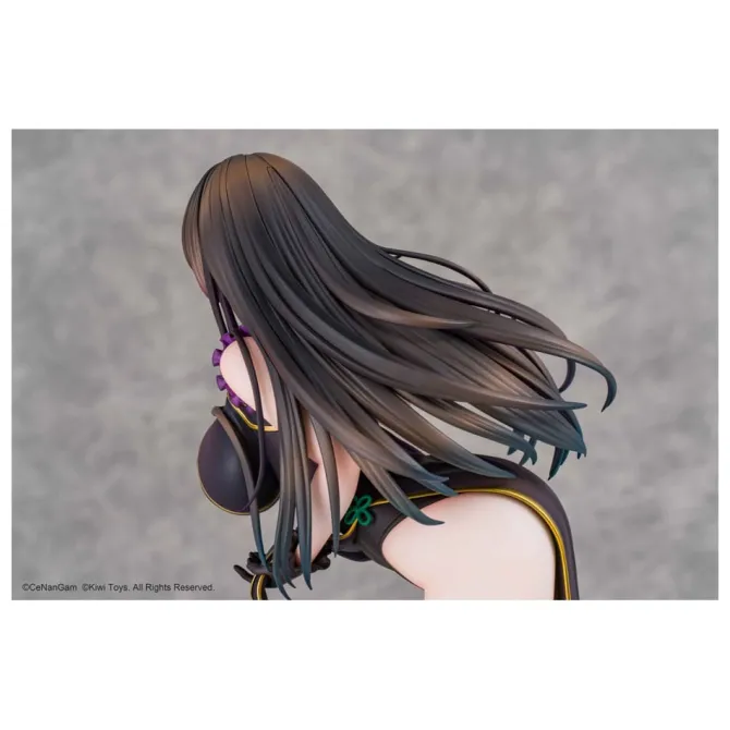 Original Character - China Dress Nyan Statue / Deluxe Version: Kiwi Toys