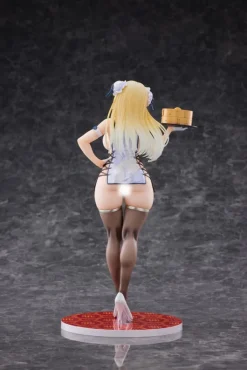 Original Character - Chinese Dress Girl Statue / Illustration by oekakizuki: Violet Studio