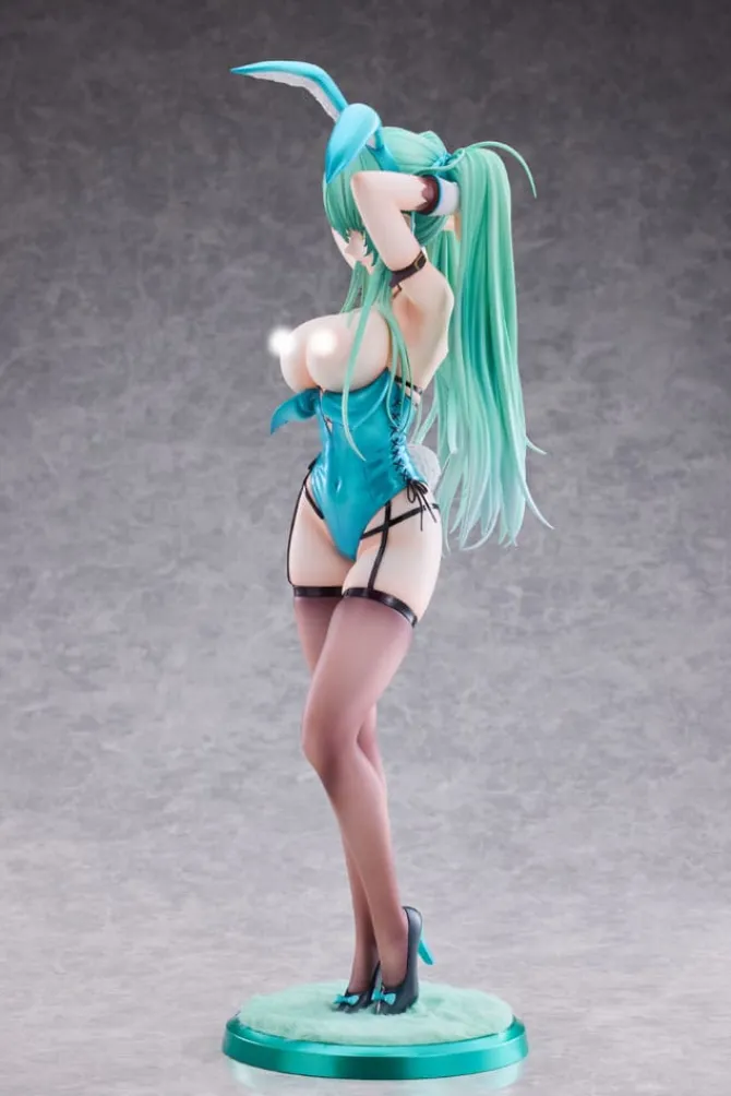 Original Character - Green Twin Tail Bunny-chan Statue: PartyLook