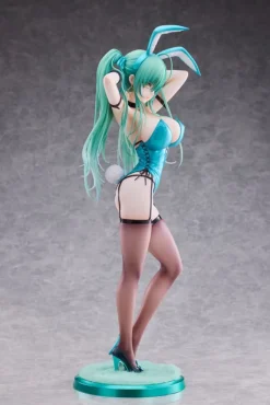 Original Character - Green Twin Tail Bunny-chan Statue: PartyLook