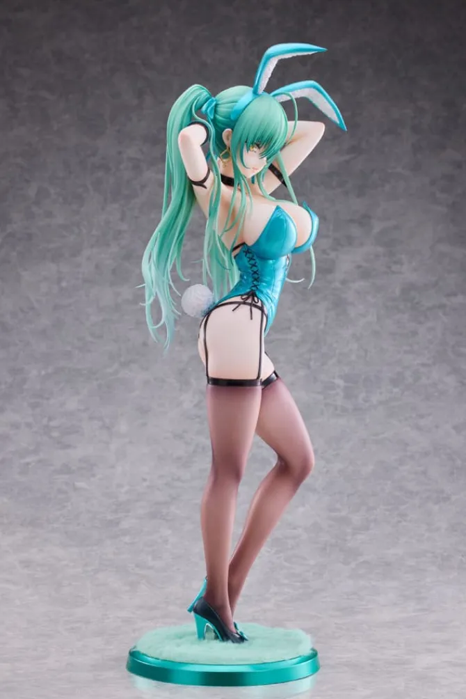Original Character - Green Twin Tail Bunny-chan Statue: PartyLook