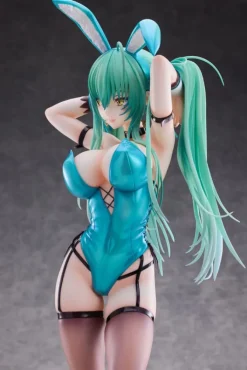Original Character - Green Twin Tail Bunny-chan Statue: PartyLook