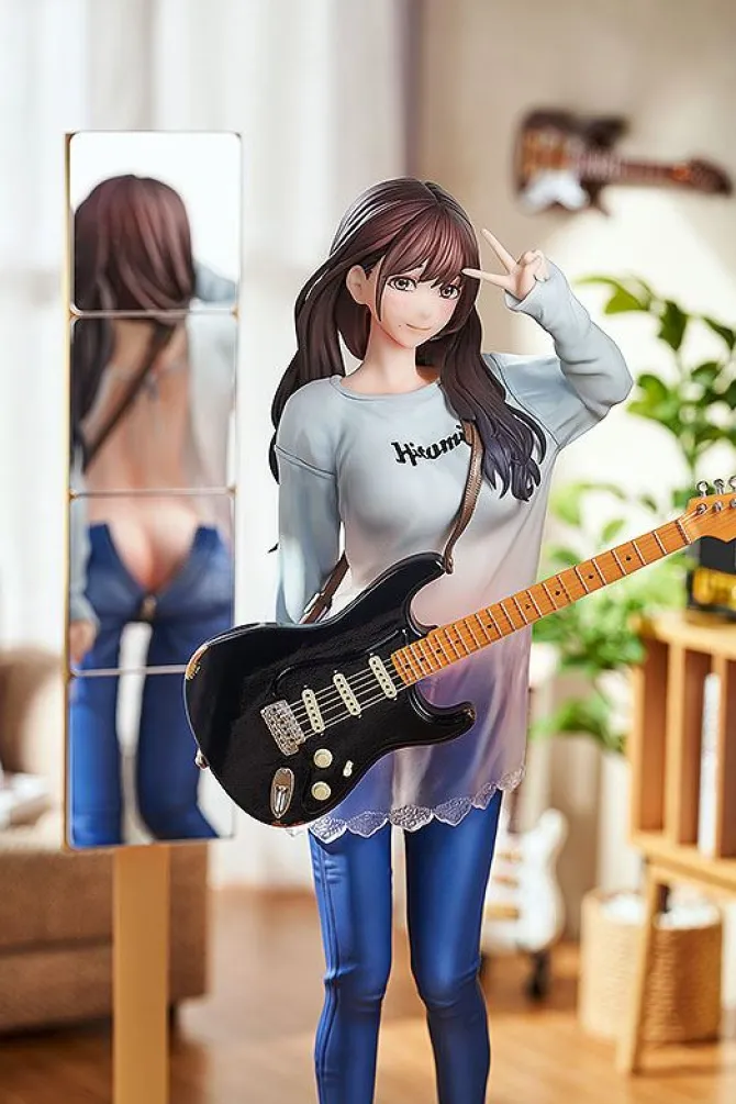 Original Character - Guitar MeiMei Statue / Flower & Mirror: Luminous Box