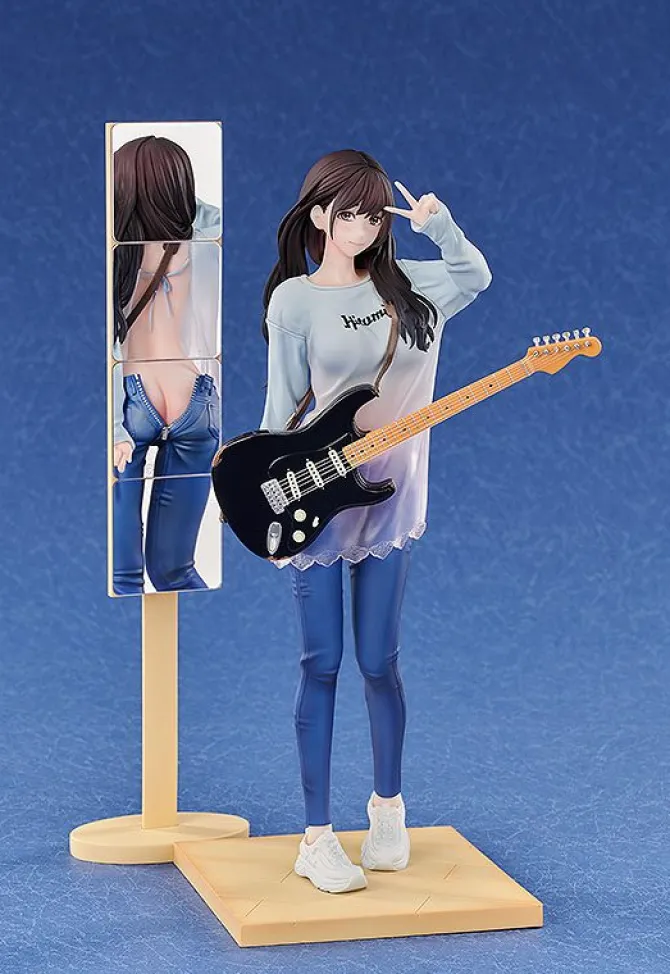 Original Character - Guitar MeiMei Statue / Flower & Mirror: Luminous Box