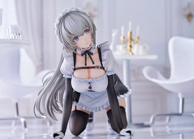 Original Character - Maid Maison Too Shiraishi Statue / illustration by Io Haori: DMM Factory