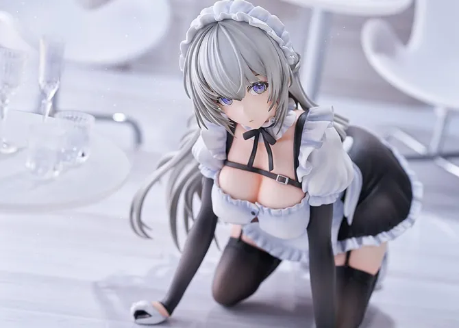 Original Character - Maid Maison Too Shiraishi Statue / illustration by Io Haori: DMM Factory