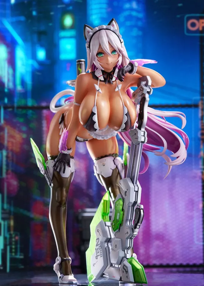 Original Character - Meido-Busou Statue / Ax Experimental Equipment Version: Ques Q