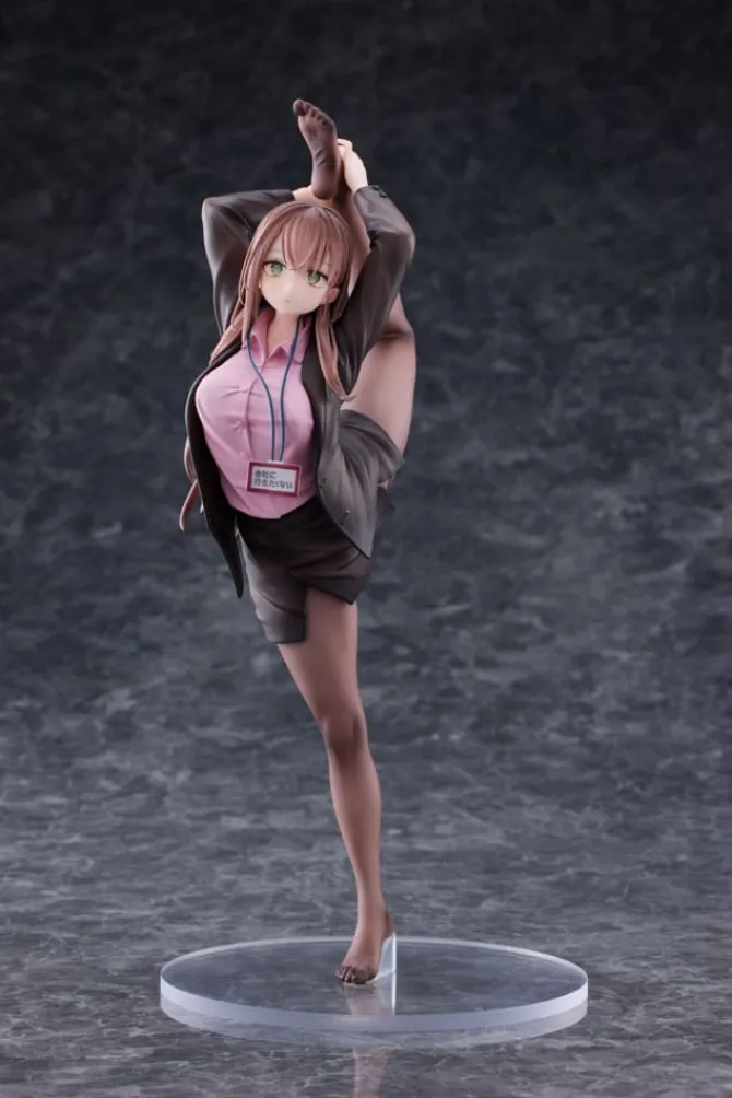 Original Character - OL-chan Statue / Who Doesn't Want to Go to Work Pink Ver. Deluxe Edition: Magi