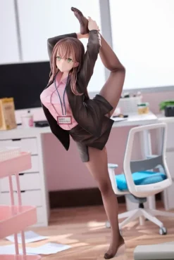 Original Character - OL-chan Statue / Who Doesn't Want to Go to Work Pink Ver. Deluxe Edition: Magi