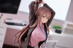 Original Character - OL-chan Statue / Who Doesn't Want to Go to Work Pink Ver. Deluxe Edition: Magi