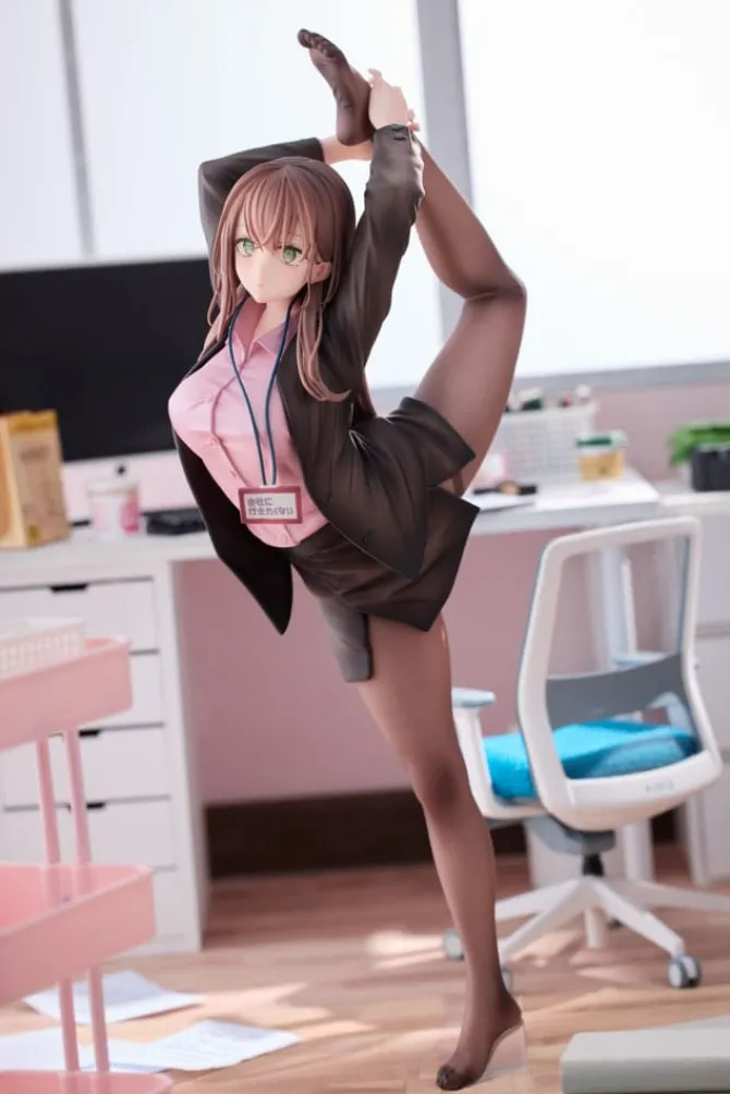 Original Character - OL-chan Statue / Who Doesn't Want to Go to Work Pink Ver.: Magi Arts