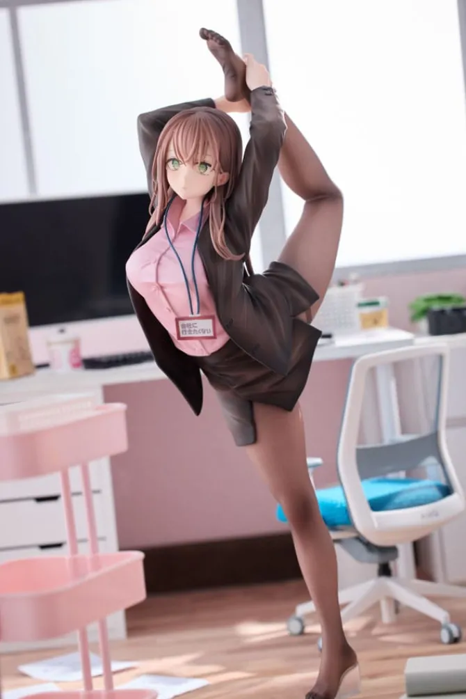 Original Character - OL-chan Statue / Who Doesn't Want to Go to Work Pink Ver.: Magi Arts