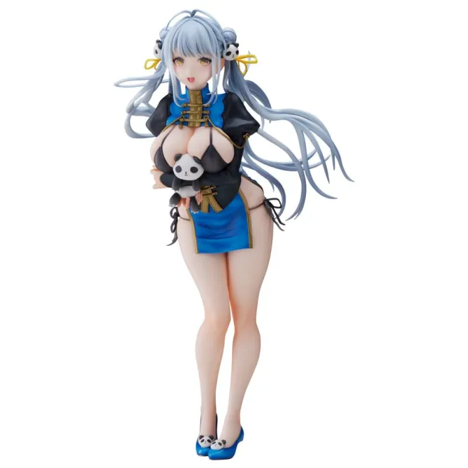 Original Character - Panda-chan Statue / China dress Ver. - Sencha Illustration: Union Creative