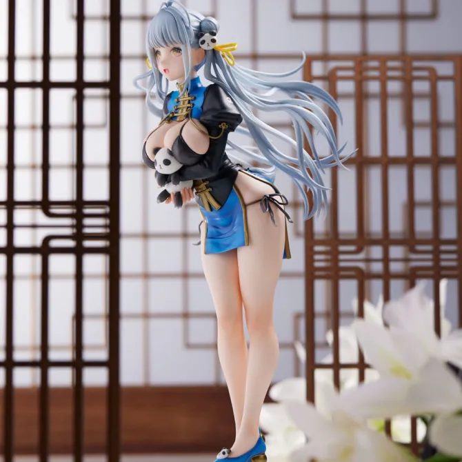 Original Character - Panda-chan Statue / China dress Ver. - Sencha Illustration: Union Creative
