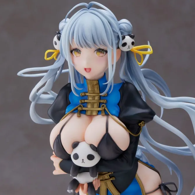Original Character - Panda-chan Statue / China dress Ver. - Sencha Illustration: Union Creative