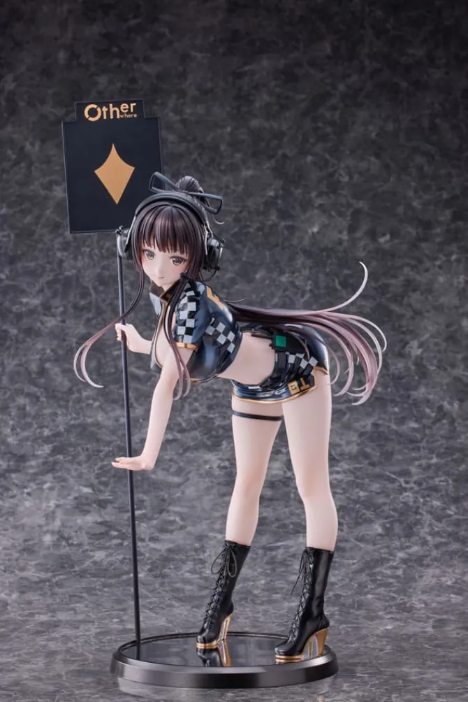 Original Character - Racing Girl Kurumizawa Statue: PartyLook