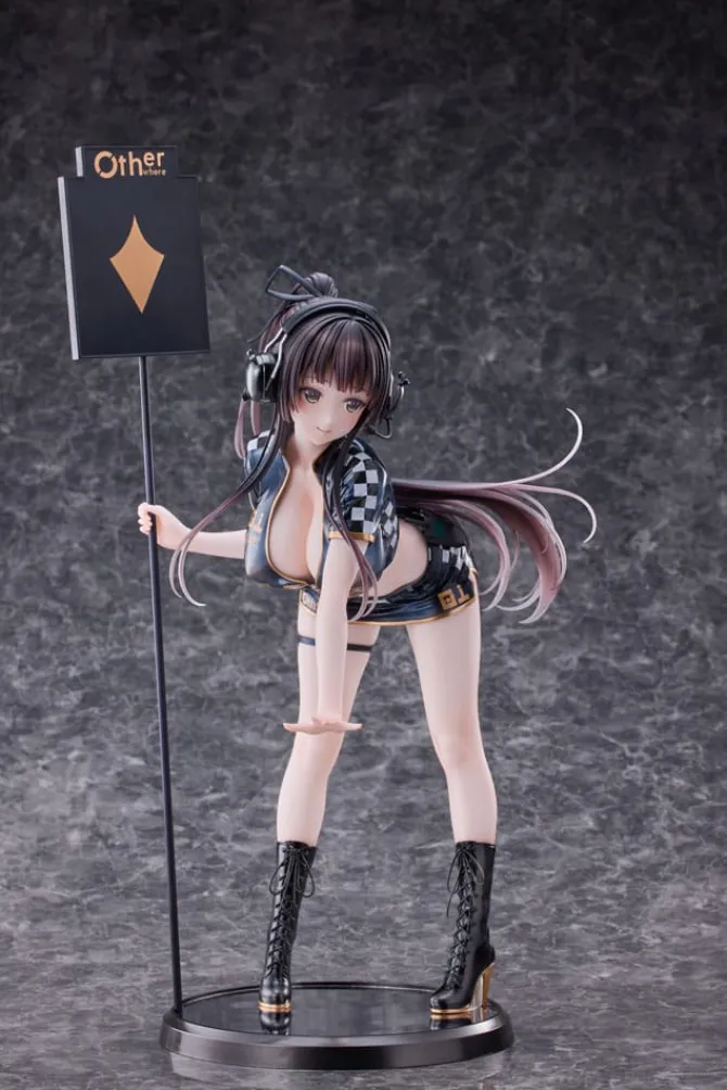 Original Character - Racing Girl Kurumizawa Statue: PartyLook