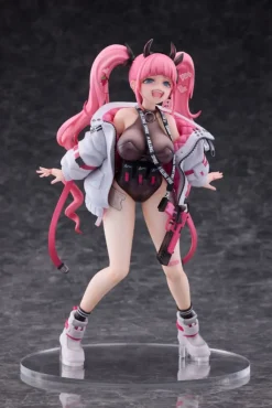 Original Character - Rampaging Twin-tail Arisa Statue: Bibi Buttons