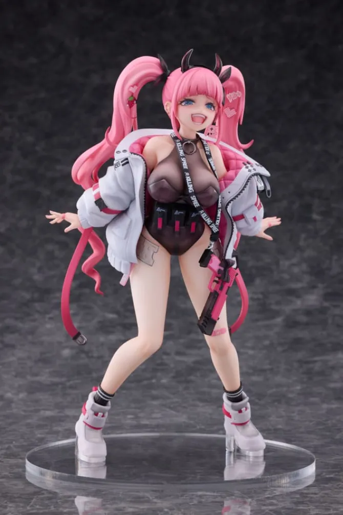 Original Character - Rampaging Twin-tail Arisa Statue: Bibi Buttons
