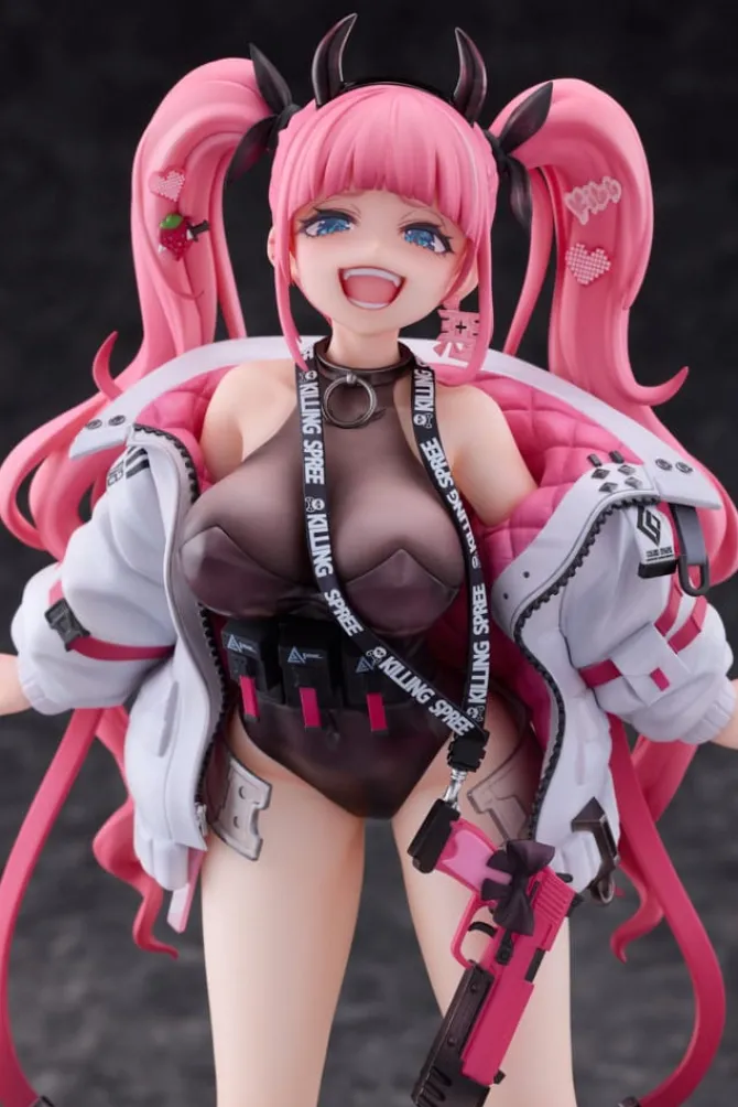 Original Character - Rampaging Twin-tail Arisa Statue: Bibi Buttons