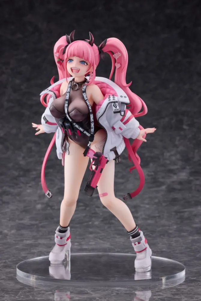 Original Character - Rampaging Twin-tail Arisa Statue: Bibi Buttons