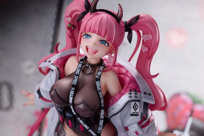 Original Character - Rampaging Twin-tail Arisa Statue: Bibi Buttons