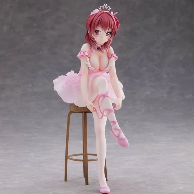 Original Character - Red Hair Girl Statue / Anmi Illustration - Flamingo Ballet: Union Creative