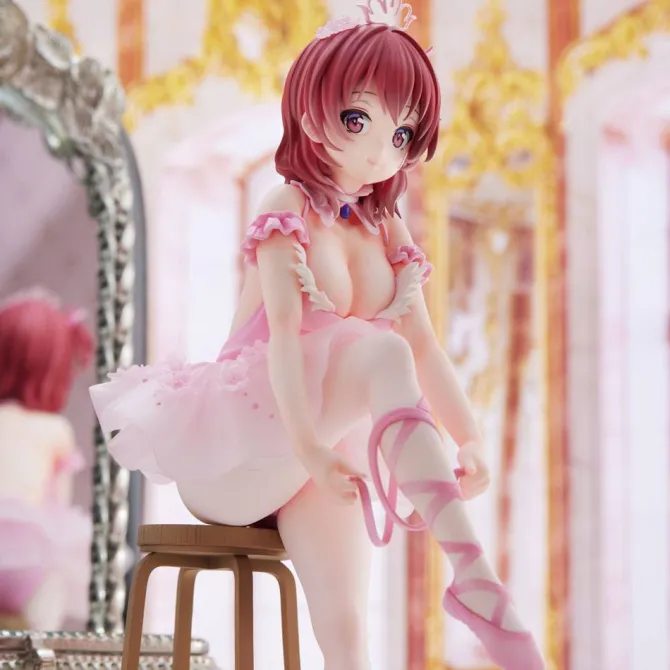 Original Character - Red Hair Girl Statue / Anmi Illustration - Flamingo Ballet: Union Creative