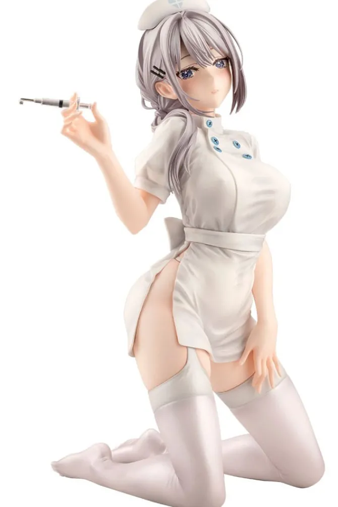 Original Character - Saotome Shino Statue / Nurse Ver. - Illustration by Minori Chigusa: Kotobukiya