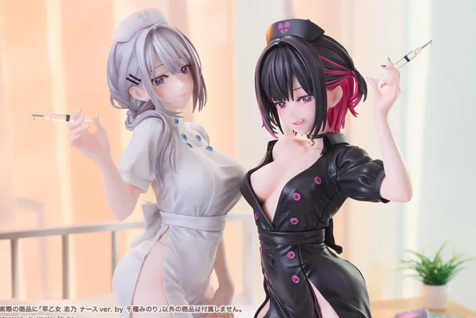 Original Character - Saotome Shino Statue / Nurse Ver. - Illustration by Minori Chigusa: Kotobukiya