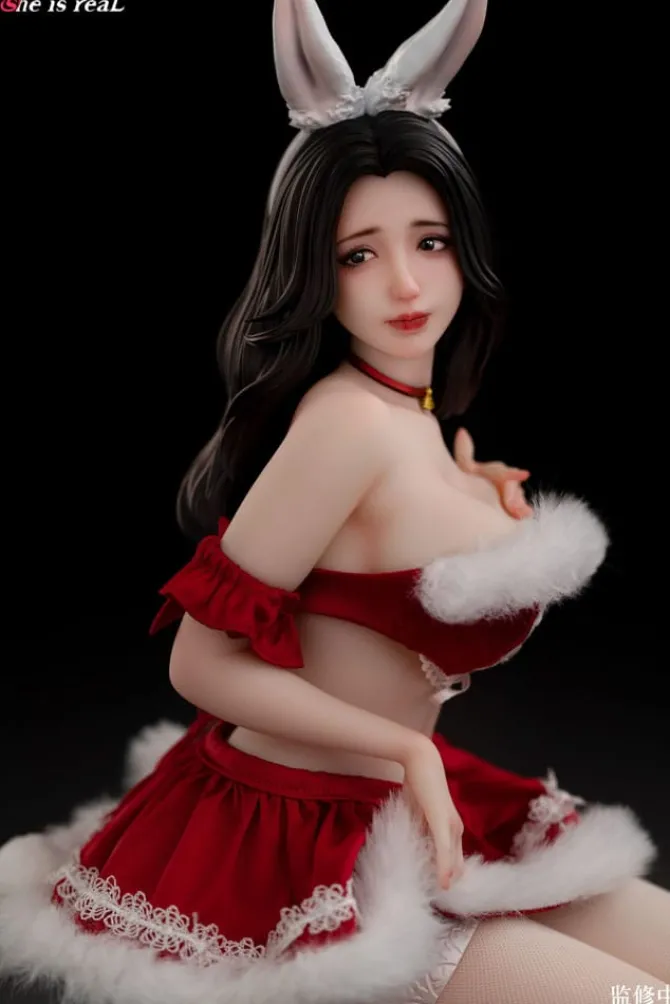 Original Character - She is real Rou Kou Re Re Zi Statue: BearPanda