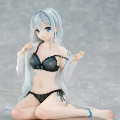 Original Character - Silver-Haired Statue / by Fuumi Illustration - Girl Sky Blue Morning Special Ou