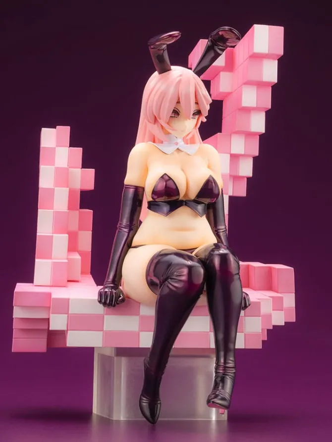 Original Character - Sitting Bunny Statue / Trick Bunnies - Illustration by Kafun: Kotobukiya