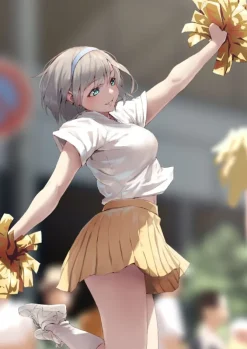 Original Illustration - Cheerleader Riku Statue / Illustration by Jonsun Limited Edition: Hobby Saku